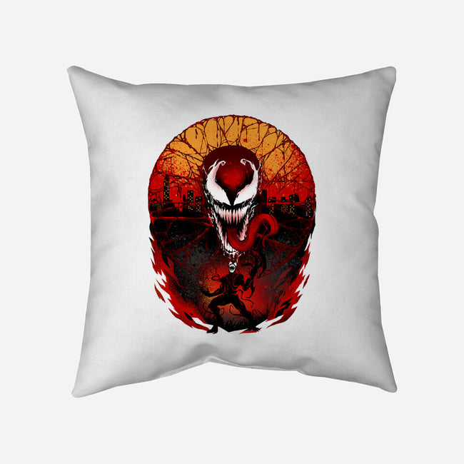 Attack Of The Carnage-none removable cover w insert throw pillow-hypertwenty