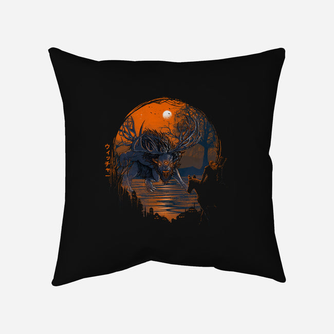 The Hunt-none removable cover throw pillow-Ionfox