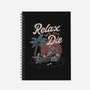 Relax We All Die-none dot grid notebook-eduely