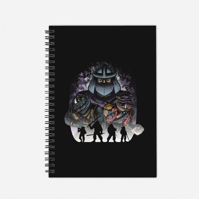 Ninjas Villains-none dot grid notebook-trheewood