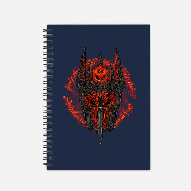 The Forging Of Power-none dot grid notebook-glitchygorilla