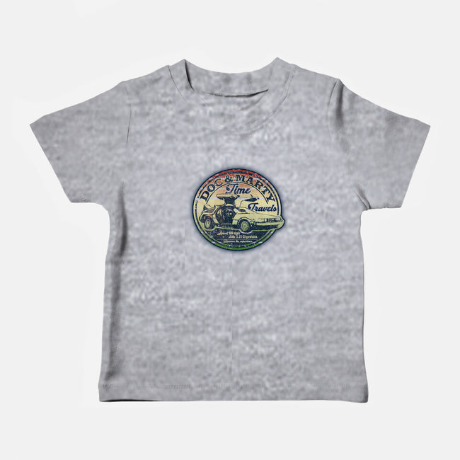 Time Travels-baby basic tee-NMdesign