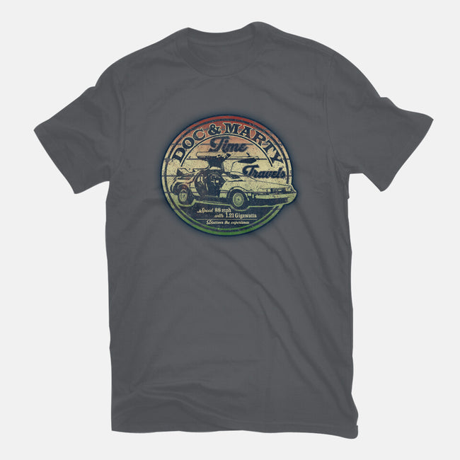 Time Travels-mens basic tee-NMdesign