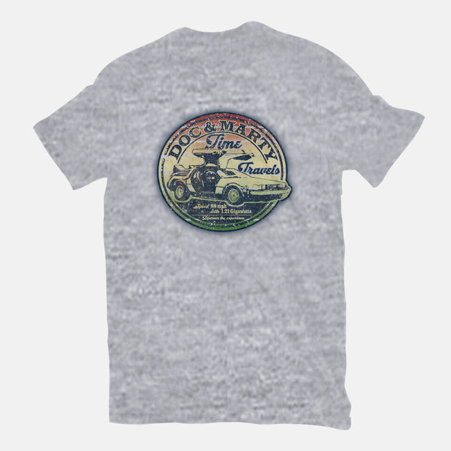 Time Travels-mens basic tee-NMdesign