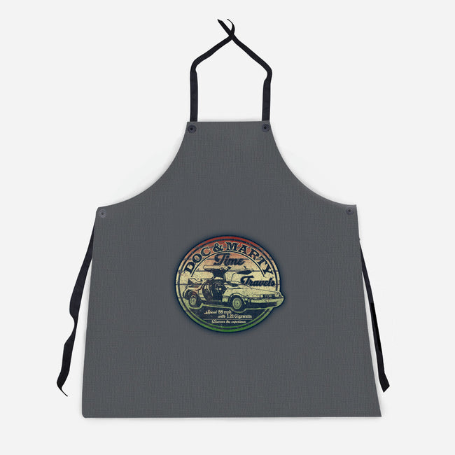 Time Travels-unisex kitchen apron-NMdesign