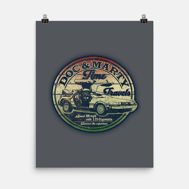 Time Travels-none matte poster-NMdesign