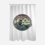 Time Travels-none polyester shower curtain-NMdesign