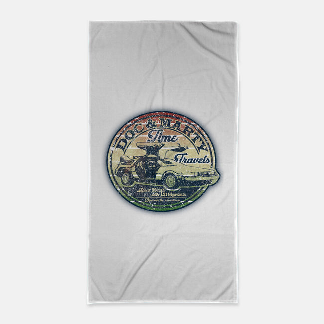 Time Travels-none beach towel-NMdesign