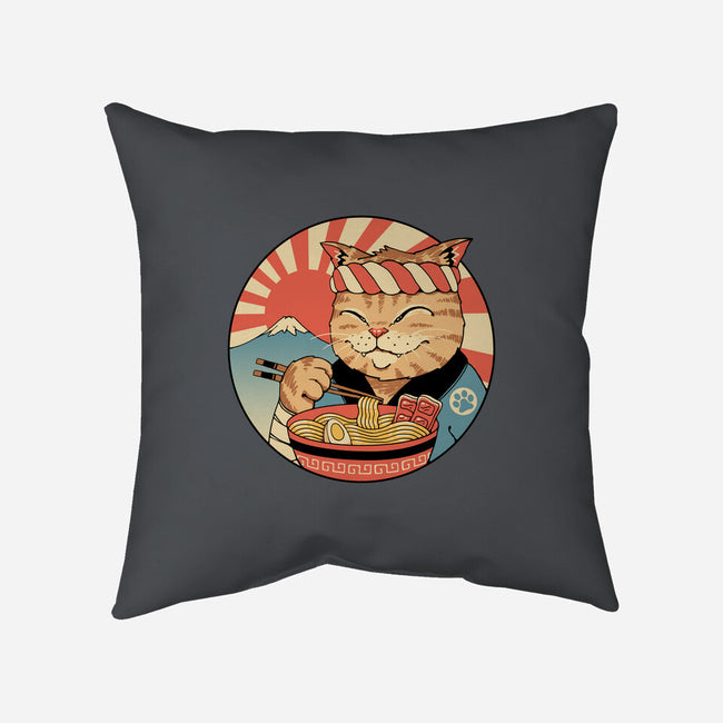 Catana Ramen-none removable cover w insert throw pillow-vp021