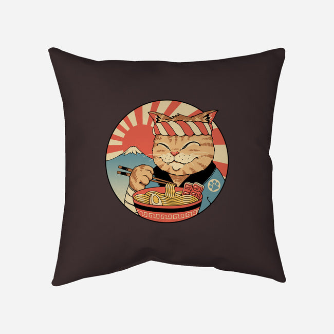 Catana Ramen-none removable cover w insert throw pillow-vp021