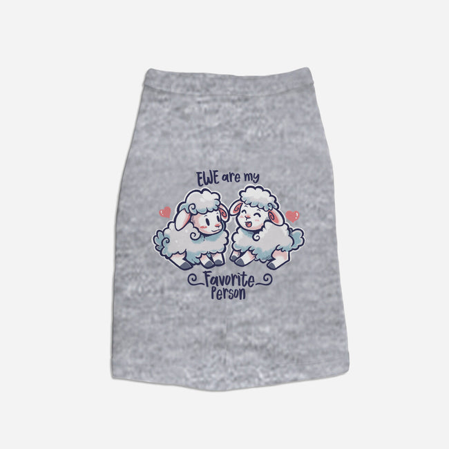 Ewe Are My Favorite Person-cat basic pet tank-TechraNova