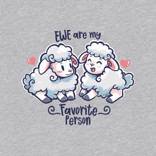 Ewe Are My Favorite Person-womens v-neck tee-TechraNova
