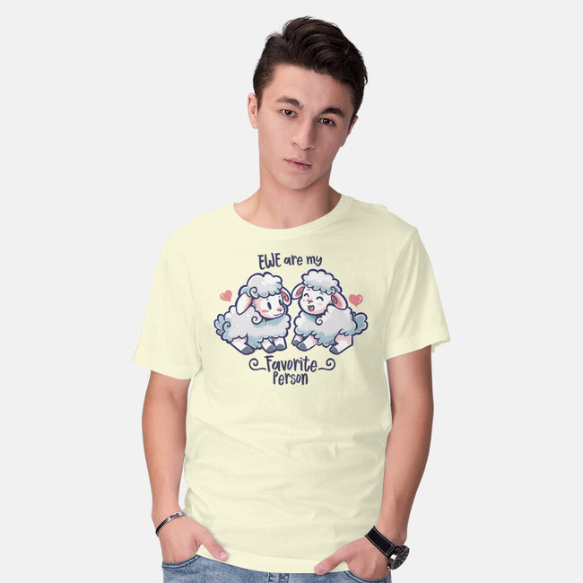 Ewe Are My Favorite Person-mens basic tee-TechraNova