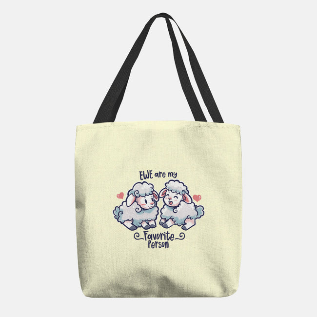 Ewe Are My Favorite Person-none basic tote-TechraNova