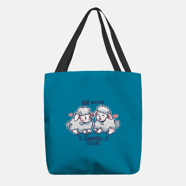 Ewe Are My Favorite Person-none basic tote-TechraNova