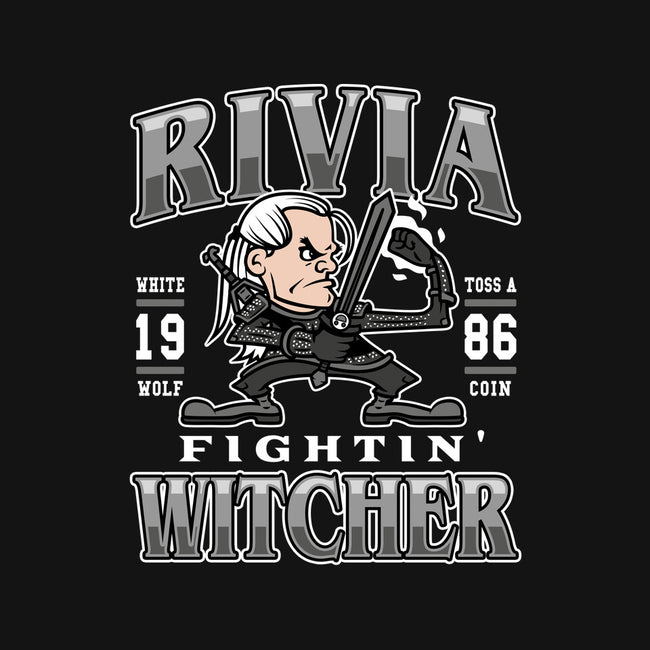 Fighting Witcher-womens racerback tank-Olipop