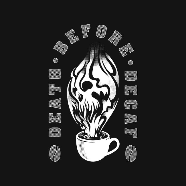 Death Before Decaf-womens fitted tee-DCLawrence