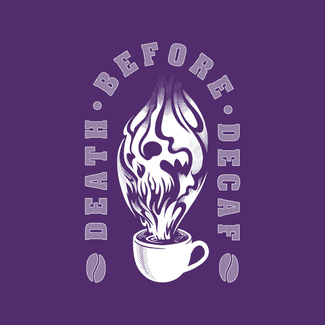 Death Before Decaf-none removable cover w insert throw pillow-DCLawrence