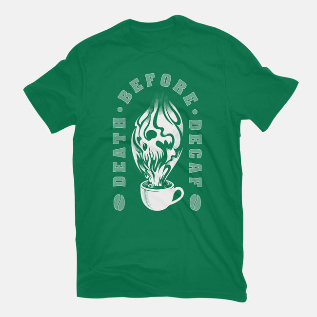 Death Before Decaf-mens heavyweight tee-DCLawrence