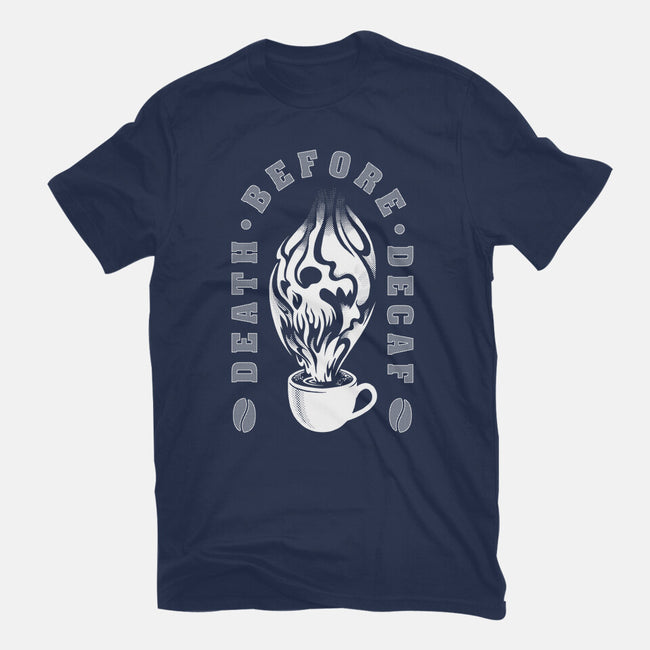 Death Before Decaf-unisex basic tee-DCLawrence