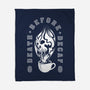Death Before Decaf-none fleece blanket-DCLawrence