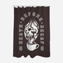 Death Before Decaf-none polyester shower curtain-DCLawrence