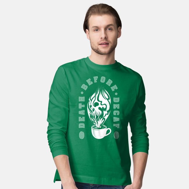 Death Before Decaf-mens long sleeved tee-DCLawrence