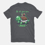Go At Your Own Pace-mens heavyweight tee-TechraNova