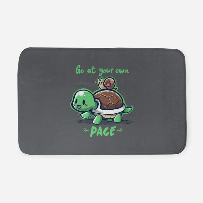 Go At Your Own Pace-none memory foam bath mat-TechraNova