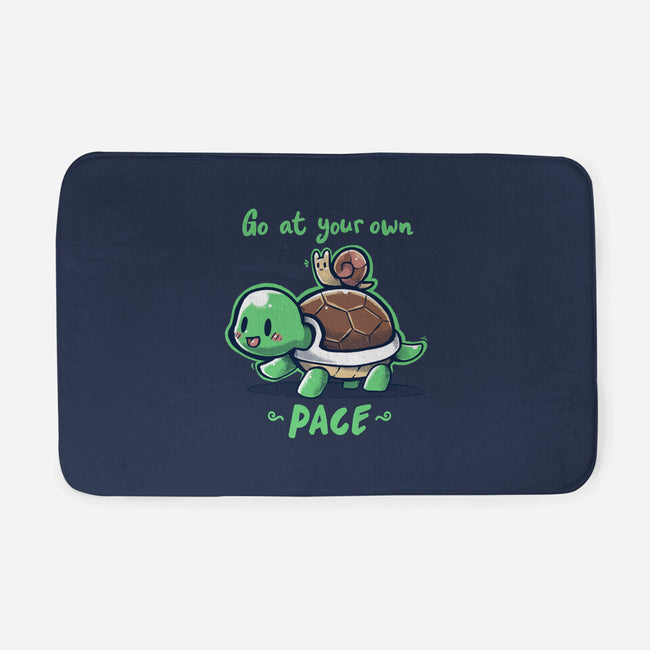 Go At Your Own Pace-none memory foam bath mat-TechraNova