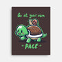 Go At Your Own Pace-none stretched canvas-TechraNova