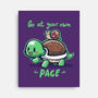 Go At Your Own Pace-none stretched canvas-TechraNova