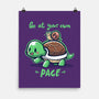 Go At Your Own Pace-none matte poster-TechraNova
