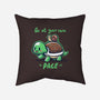 Go At Your Own Pace-none removable cover throw pillow-TechraNova
