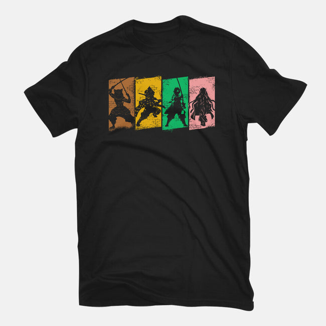 Anti Demon Squad-womens fitted tee-Rogelio