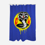 CK Graffiti-none polyester shower curtain-SubBass49