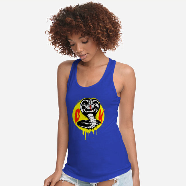 CK Graffiti-womens racerback tank-SubBass49