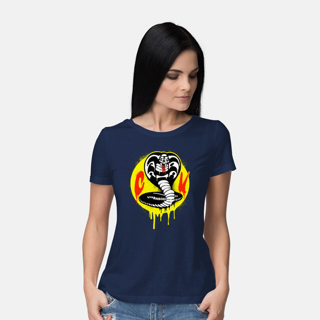 CK Graffiti-womens basic tee-SubBass49