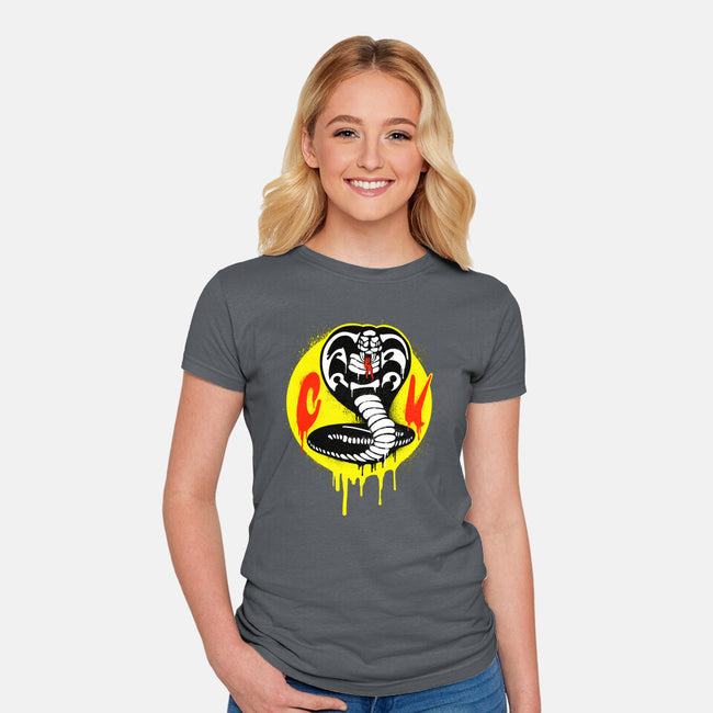 CK Graffiti-womens fitted tee-SubBass49