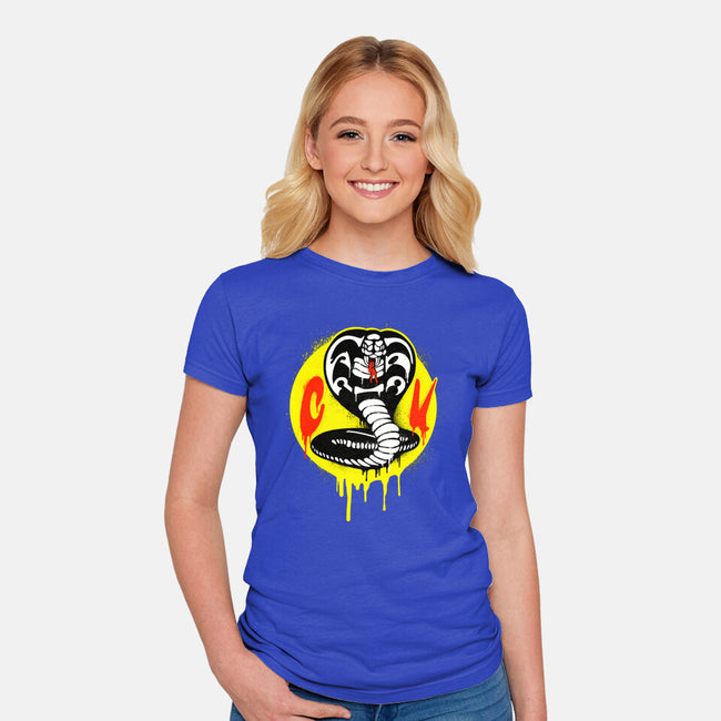 CK Graffiti-womens fitted tee-SubBass49