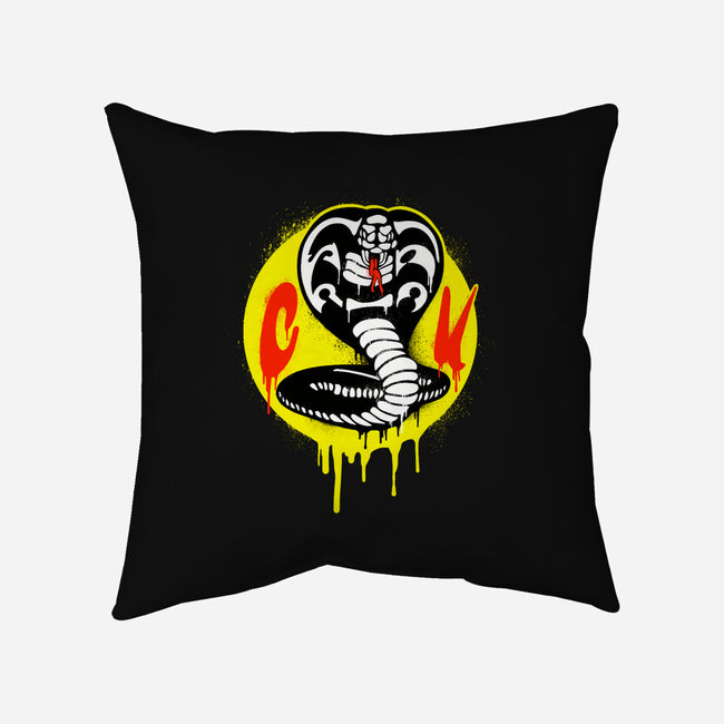 CK Graffiti-none removable cover w insert throw pillow-SubBass49