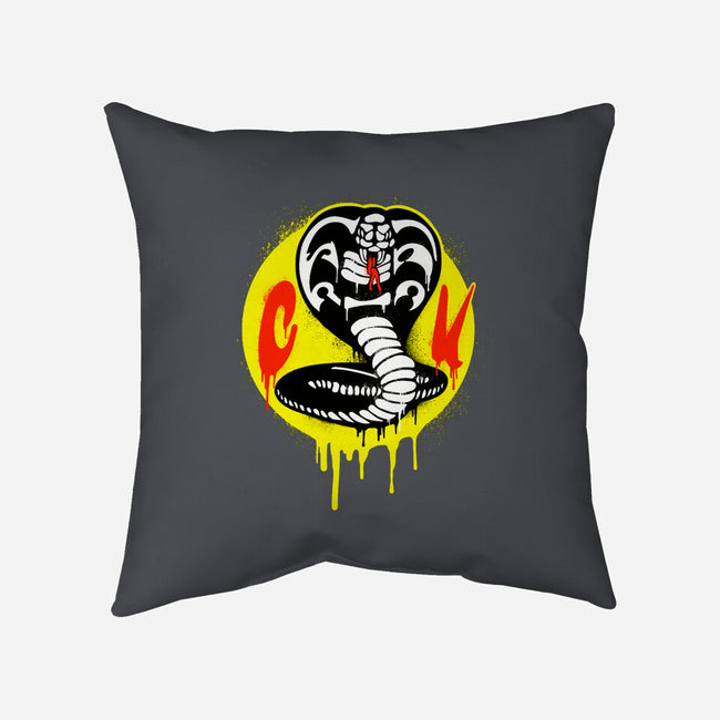 CK Graffiti-none removable cover w insert throw pillow-SubBass49