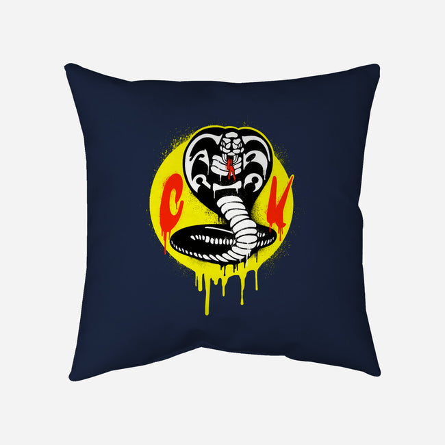 CK Graffiti-none removable cover w insert throw pillow-SubBass49