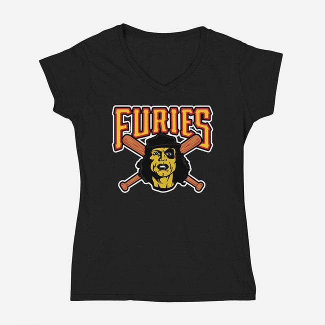 Furies-womens v-neck tee-dalethesk8er