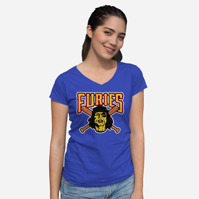Furies-womens v-neck tee-dalethesk8er
