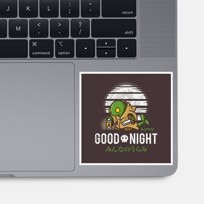 Tonberry Moonlight-none glossy sticker-Logozaste