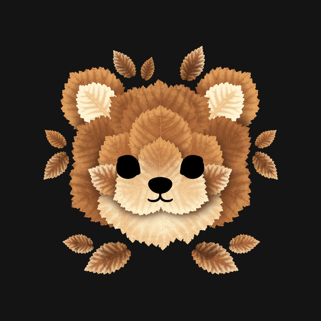 Bear Of Leaves-none removable cover w insert throw pillow-NemiMakeit
