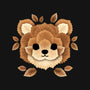 Bear Of Leaves-none removable cover w insert throw pillow-NemiMakeit