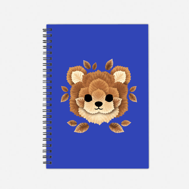Bear Of Leaves-none dot grid notebook-NemiMakeit