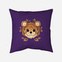 Bear Of Leaves-none removable cover w insert throw pillow-NemiMakeit